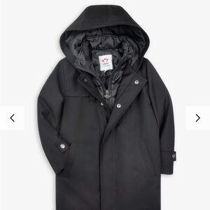 Appaman Black Urban Gotham Hooded Puffer Coat for Kids